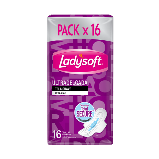 LADYSOFT  ULTRADELGADA C/ALAS X16