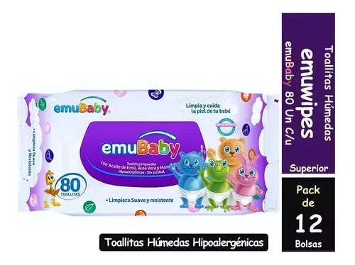 F.SET TOALLA HUMEDA AC.EMU 80X2