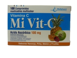 MIVIT C 100mg X 100 COM.MASTICABLES