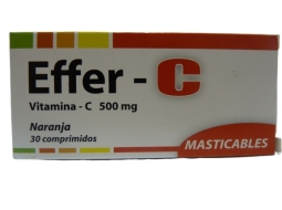 VITAMINA C 500mg X30 COM. MASTICABLES