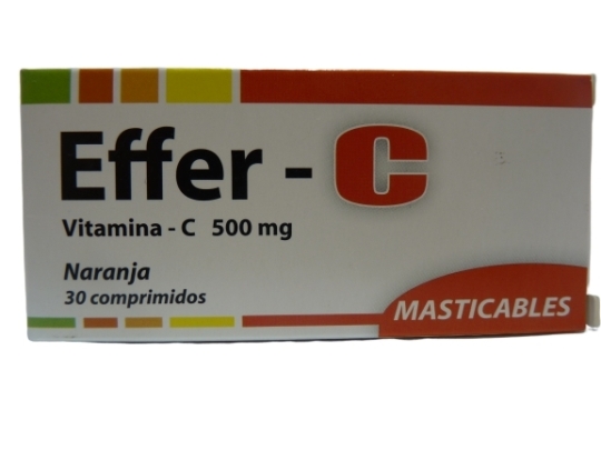 VITAMINA C 500mg X30 COM. MASTICABLES