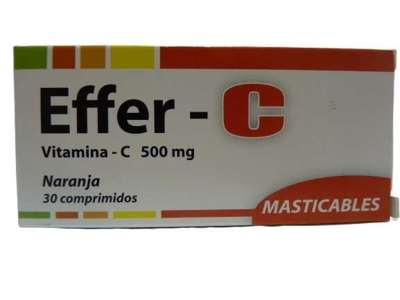 VITAMINA C 500mg X30 COM. MASTICABLES