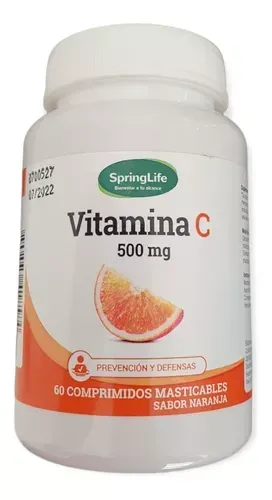 VITAMINA C 500MG  x60 COM. MASTICABLES