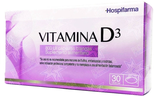 VITAMINA D3 800UI X 30COM