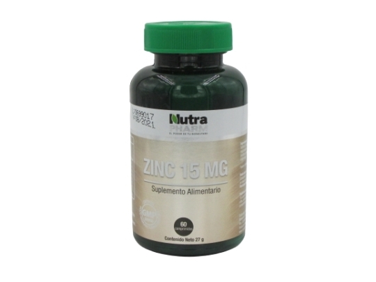 ZINC 15mg X 60COM