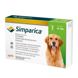 SIMPARICA 80mg 20-40K X 3COM