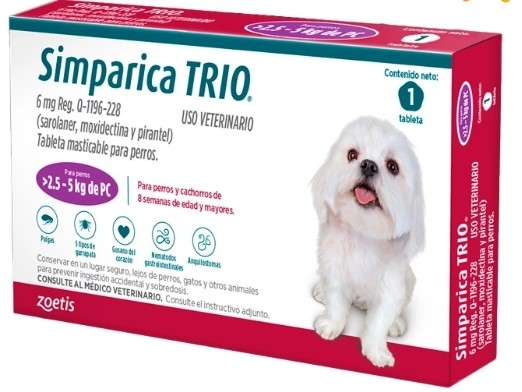 SIMPARICA TRIO PURPLE 2.6-5K X 1COM