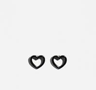 Aro Corazón Negro | aro corazón