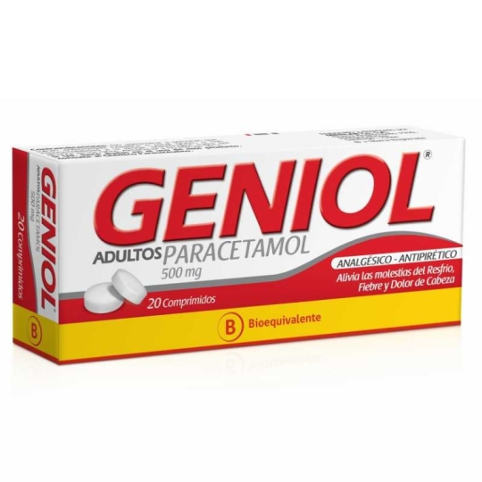 GENIOL 500 MG X 20 COMPRIMIDOS