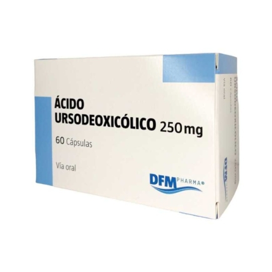 ACIDO URSODEOXICOLICO 250 MG X 60 CAPSULAS