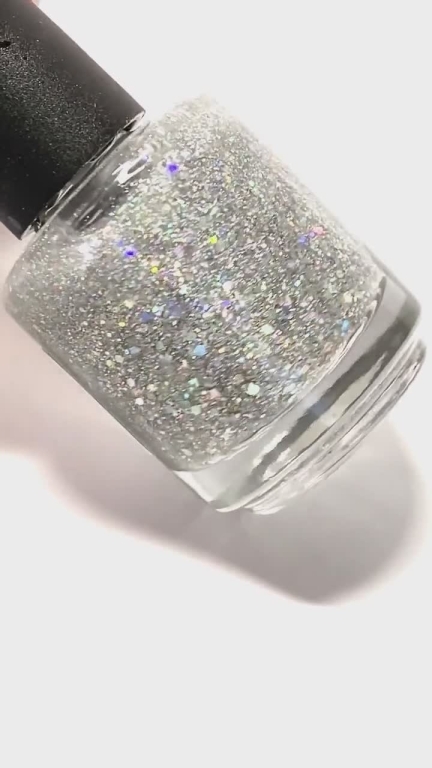 ESMALTE PARA UÑAS 100 BEAUTY BRILLO ESCARCHADO