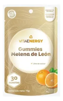 MELENA DE LEON X 120 GOMITAS SIN AZUCAR SABOR NARANJA