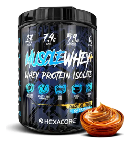HEXACORE HARDCORE MUSCLE WHEY 64 PORCIONES DULCE DE LECHE