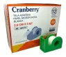 CRANBERRY TELA ADHESIVA PAPEL 2.5CM 9 MET X9