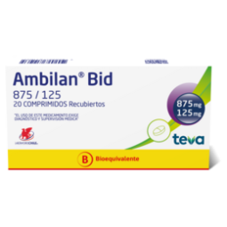 AMBILAN BID 875MG 125MG X20 COMPRIMIDOS