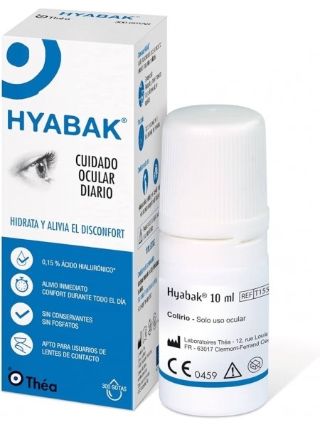 Hyabak Hipotonico Solucion Oftalmica 10Ml | hyabak 10ml