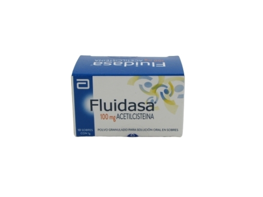 FLUIDASA 100MG X10 SOBRES