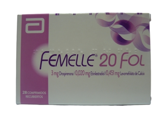 FEMELLE 20 FOL X 28 COMPRIMIDOS RECUBIERTOS