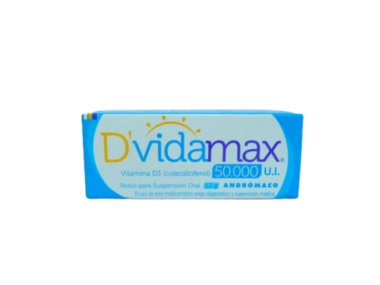 DVIDAMAX POLVO SUSPENSION ORAL X 50.000UI