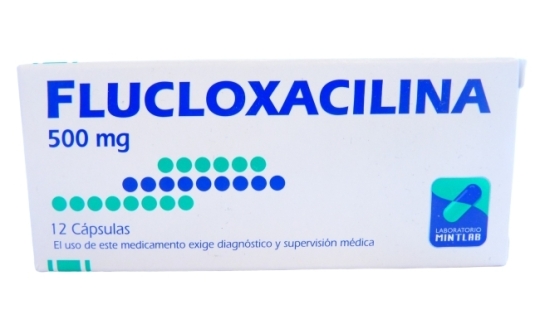 FLUCLOXACILINA 500 MG X 12 COMPRIMIDOS