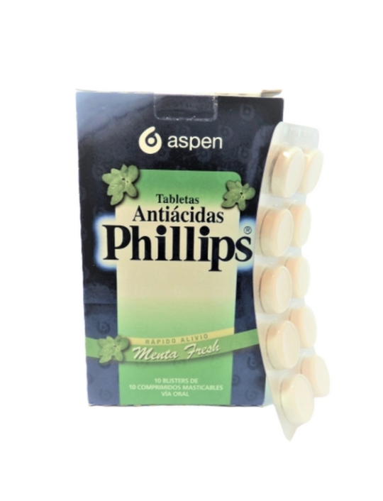 PHILLIPS MENTA TIRA 10 TABLETA X10 TABLETAS