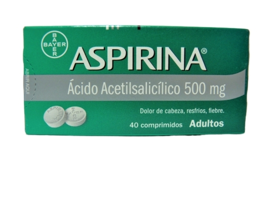 ASPIRINA 500 MG 500MG X40 TABLETAS