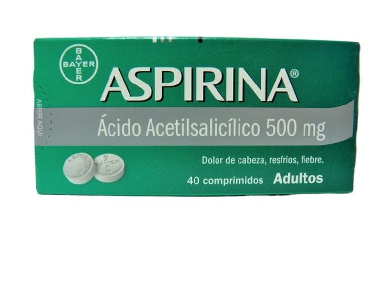 ASPIRINA 500 MG 500MG X40 TABLETAS