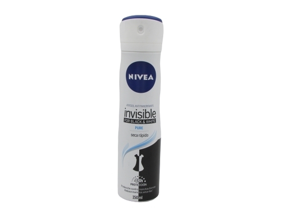 NIVEA DESODORANTE SPRAY INVISIBLE PURE CLEAR 150ML
