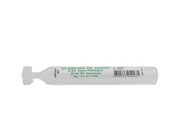 CLORURO DE SODIO 0.9% AMPOLLA 20ML