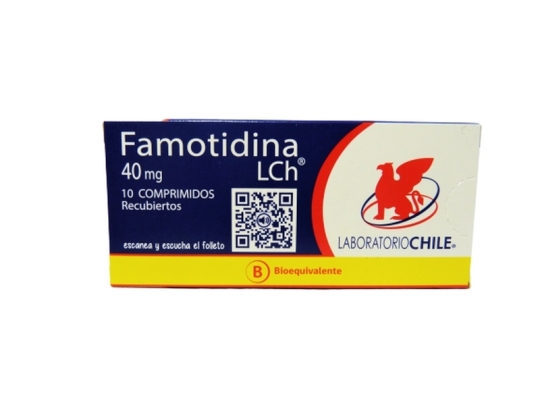 FAMOTIDINA 40MG X10 COMPRIMIDOS
