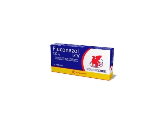 FLUCONAZOL 150 MG X 4 CAPSULAS 