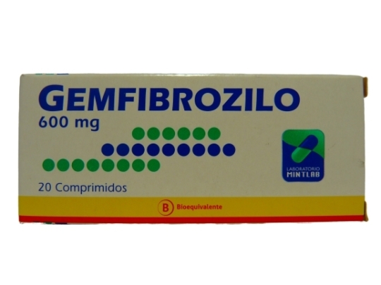 GEMFIBROZILO 600 MG  X 20 COMPRIMIDOS