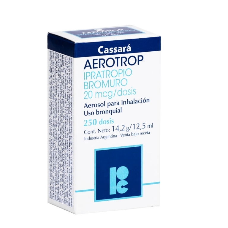 Aerotrop 20 Mcg Puff X 250 Dosis | aerotrop 20mcg 250d