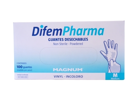 Guantes Vinilo M X100 | guantes vinilo m