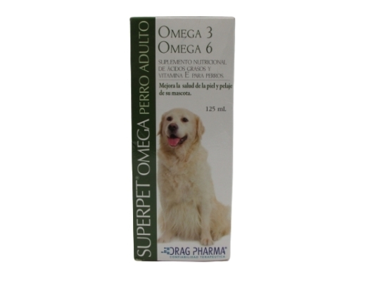 SUPERPET OMEGA PERRO ADULTO,125ML X125