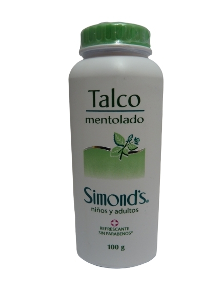SIMONDS TALCO MENTOLADO 100G X100