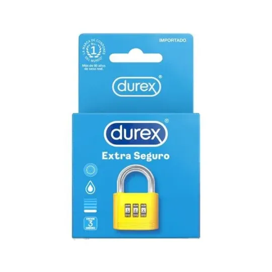 DUREX EXTRA SEGURO X3