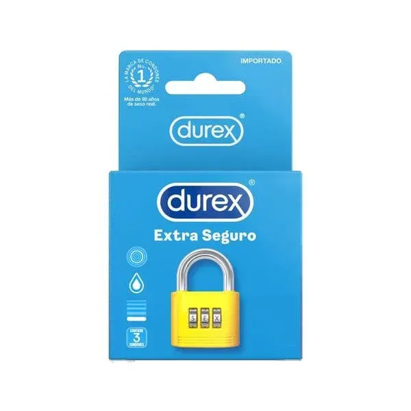 DUREX EXTRA SEGURO X3