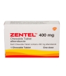 ZENTEL 400mg X3COM.