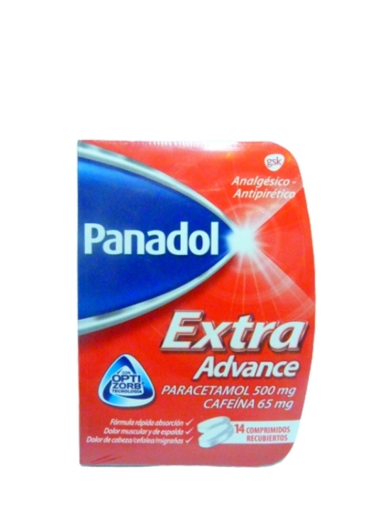 PANADOL EXTRA ADVANCE X 14 COMPRIMIDOS RECUBIERTOS