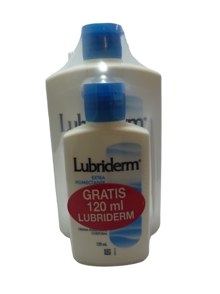 PACK LUBRIDERM CREMA LIQUIDO X 400ML + 120ML