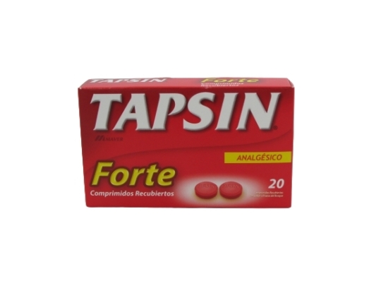 TAPSIN FORTE X20 COMPRIMIDOS RECUBIERTOS