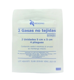 GASA ESTERILIZADA 5 X 5 2 UN