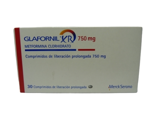 GLAFORNIL XR 750MG X30 COMPRIMIDOS