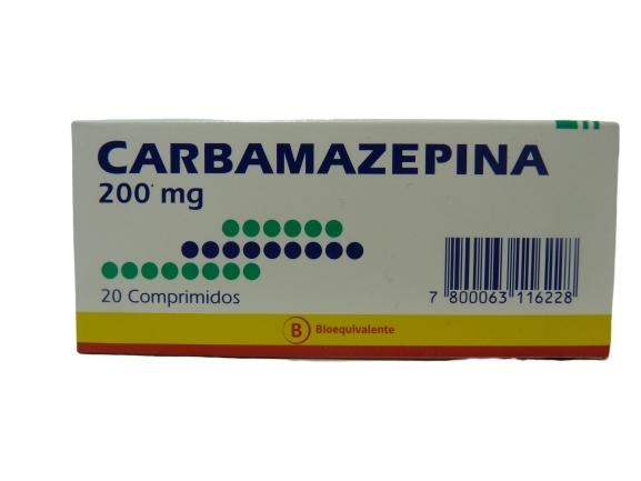 CARBAMAZEPINA 200 MG  X 20 COMPRIMIDOS