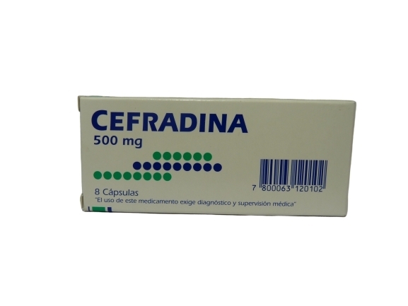 CEFRADINA 500MG X8 CAPSULAS