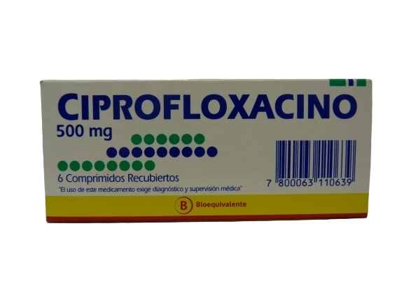CIPROFLOXACINO 500 MG X 6 COMPRIMIDOS