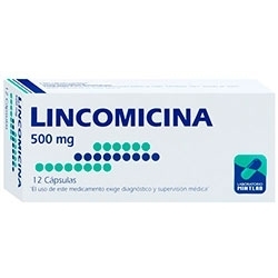 LINCOMICINA 500MG X12 CAPSULAS