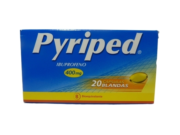 PYRIPED 400MG X20 CAPSULAS