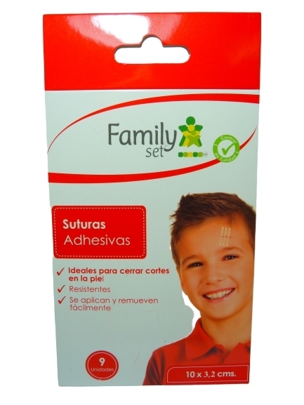 FAMILY SET SUTURAS ADHESIVAS X 9UNI